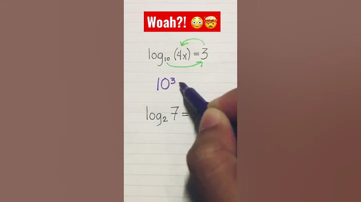 Logarithmic to Exponential #shorts #maths #mathtricks #fyp #foryou