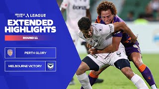 Perth Glory v Melbourne Victory - Extended Highlights | Isuzu UTE A-League 2023-24 | Round 11