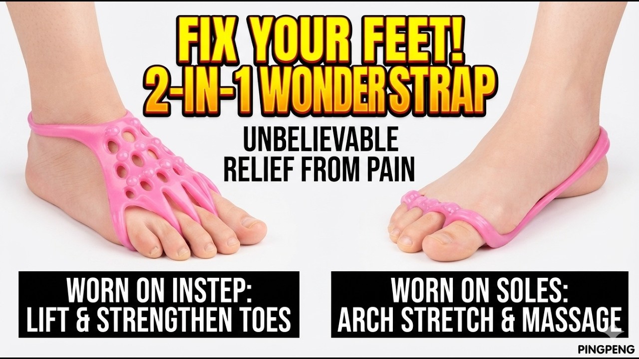 video Foot Massage Stretching Strap: Instant Relief for Aching Feet