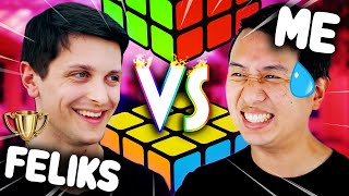 I Challenged The Rubik's World Champion 🥊🥊 EPIC CUBE BATTLE!