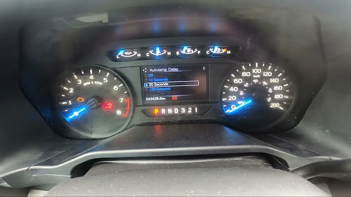 How to Set Headlamp Delay in Ford F150 XIII Gen ( 2014 - now ) | Manage Headlamps Settings