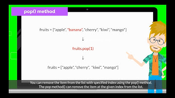 6. How to Pop Item from List | Chapter 7.2 List Manipulation in Pygame Zero