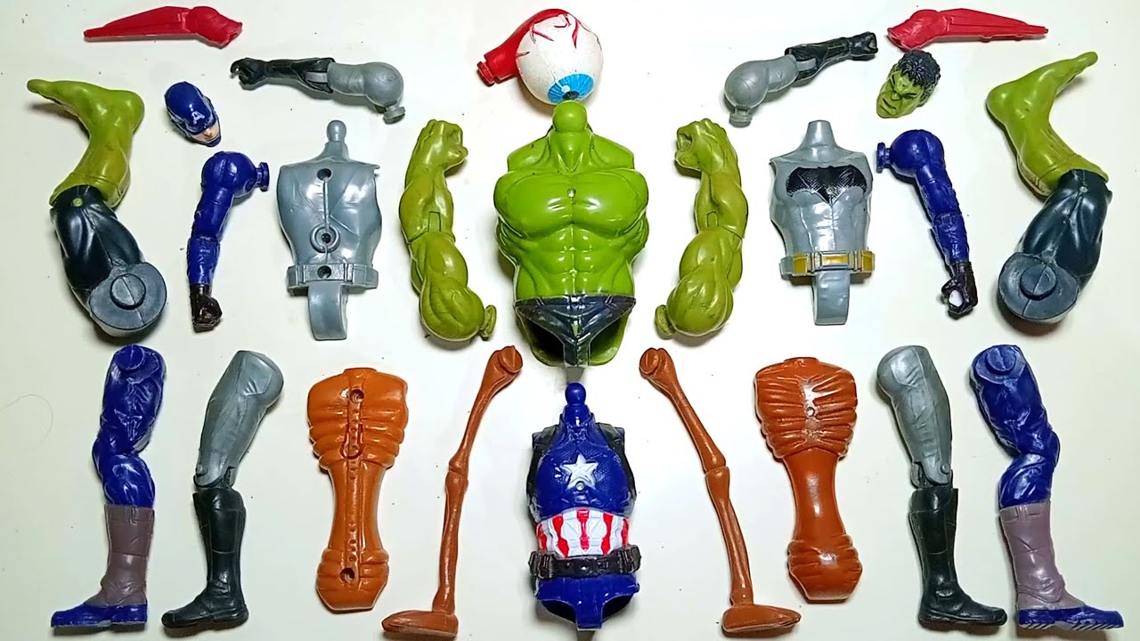 AVENGERS TOYS MARVEL'S, BATMAN, HULK , CAPTAIN AMERICA, SIRENHEAD, SUPERHERO TOYS ACTIONS VIDEO 