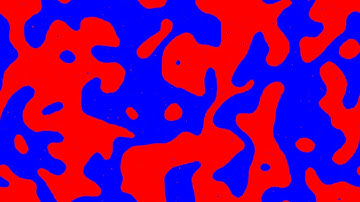 spots cellular automata simulation