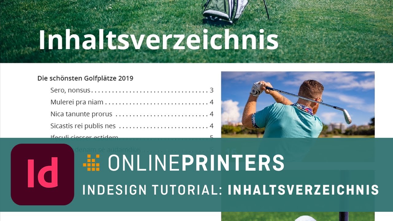 New Update InDesign: Inhaltsverzeichnis anlegen – Basics Tutorial