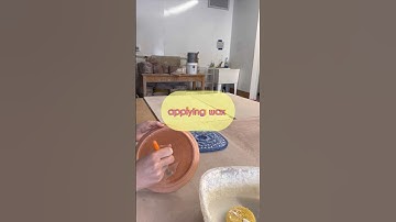 good thing this is only a test tile #glazeexperimenting #pottery #artist #glazing #wax