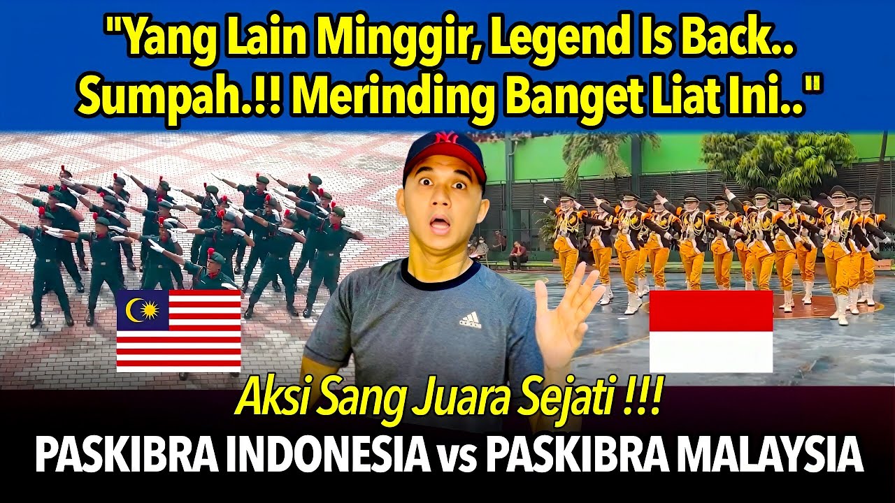 FANTASTIS ❗️Beda PASKIBRA SMA INDONESIA Dan PASKIBRA SMK Malaysia ! #paskibra