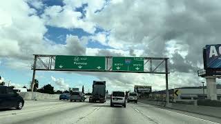 N Vail Ave & Via Campo to 60 Eastbound Pomona Freeway in Montebello ...