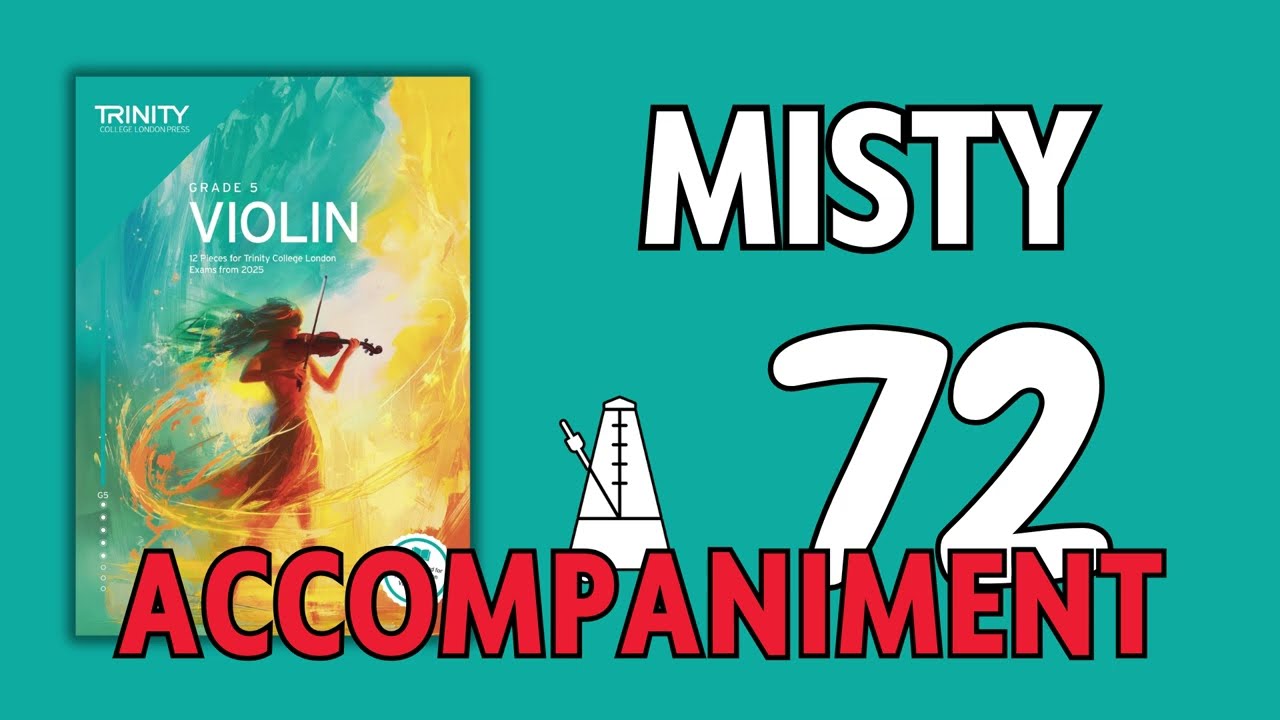 Misty by Erroll Garner | Garrick [Accompaniment] Trinity College London Grade 5 Violin Exams 2025