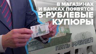 В России вернули в оборот бумажные 5 и 10 рублей