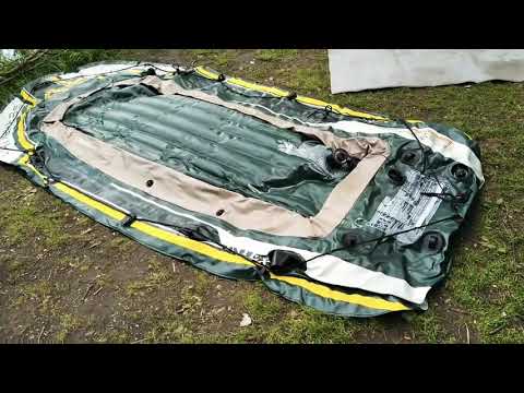 ОБЗОР ЛОДКИ SEAHAWK-4 с мотором ХАНКАЙ 3.5