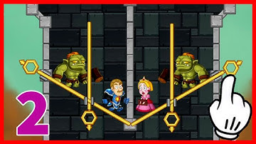 Hero Rescue How To Loot & Kill The Goblin Part 2 | Pull the Pin (Android,iOS)
