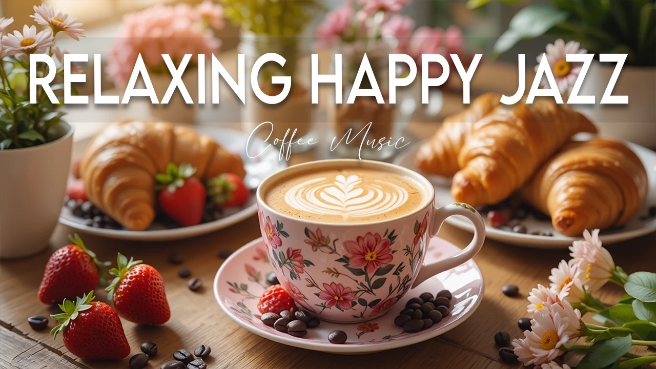 Relaxing Happy Jazz ☕ Bossa Nova background for Great Moods, Stress Relief and Relaxing