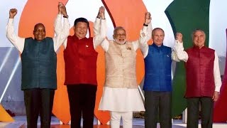 BRICS 2016 - PUTIN, JINPING ALL BRICS LEADERS WEARS "MODI JACKET"
