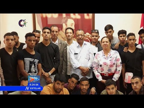 Benefician con becas universitarias en Cuba a un nuevo grupo de jóvenes saharauis
