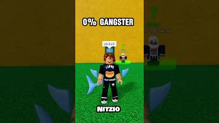 How gangster are you in blox fruits? #roblox #bloxfruits #shorts