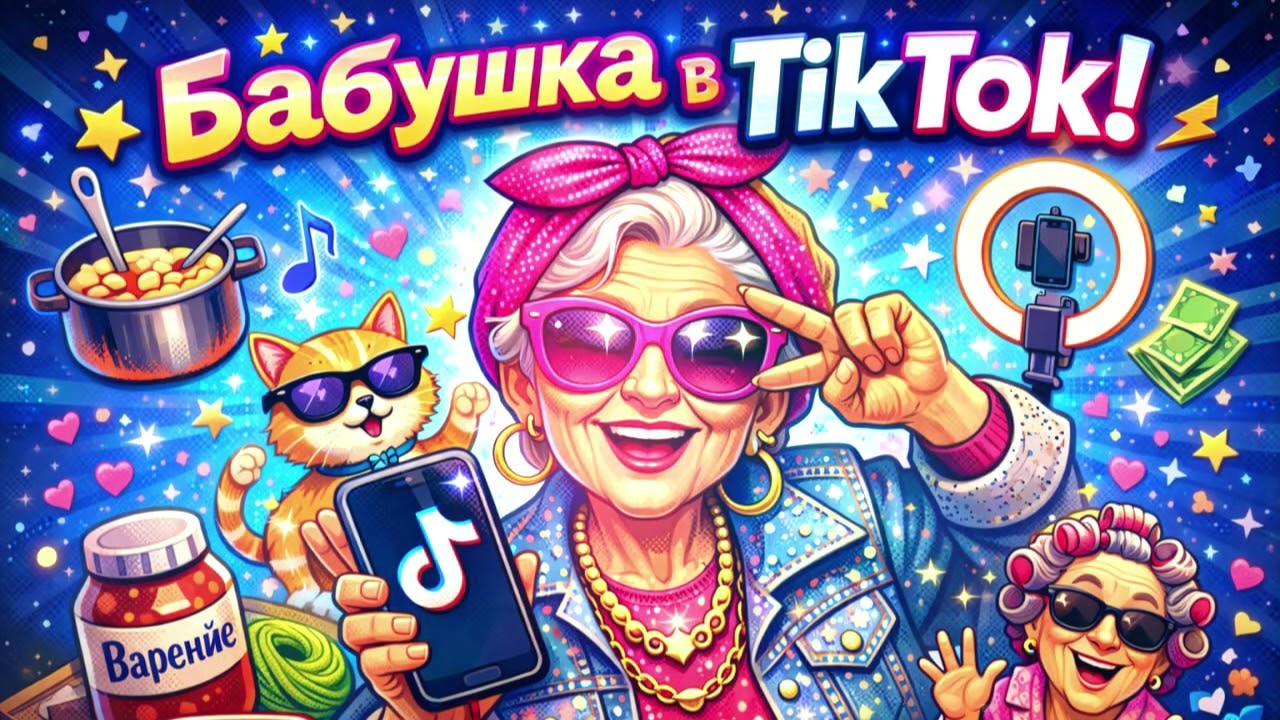 «Бабушка в TikTok»“Grandma on TikTok” #music #hits