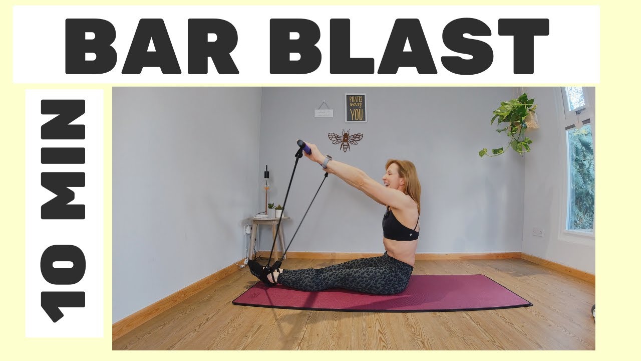 Pilates Bar Blast  10 minute Home Workout 