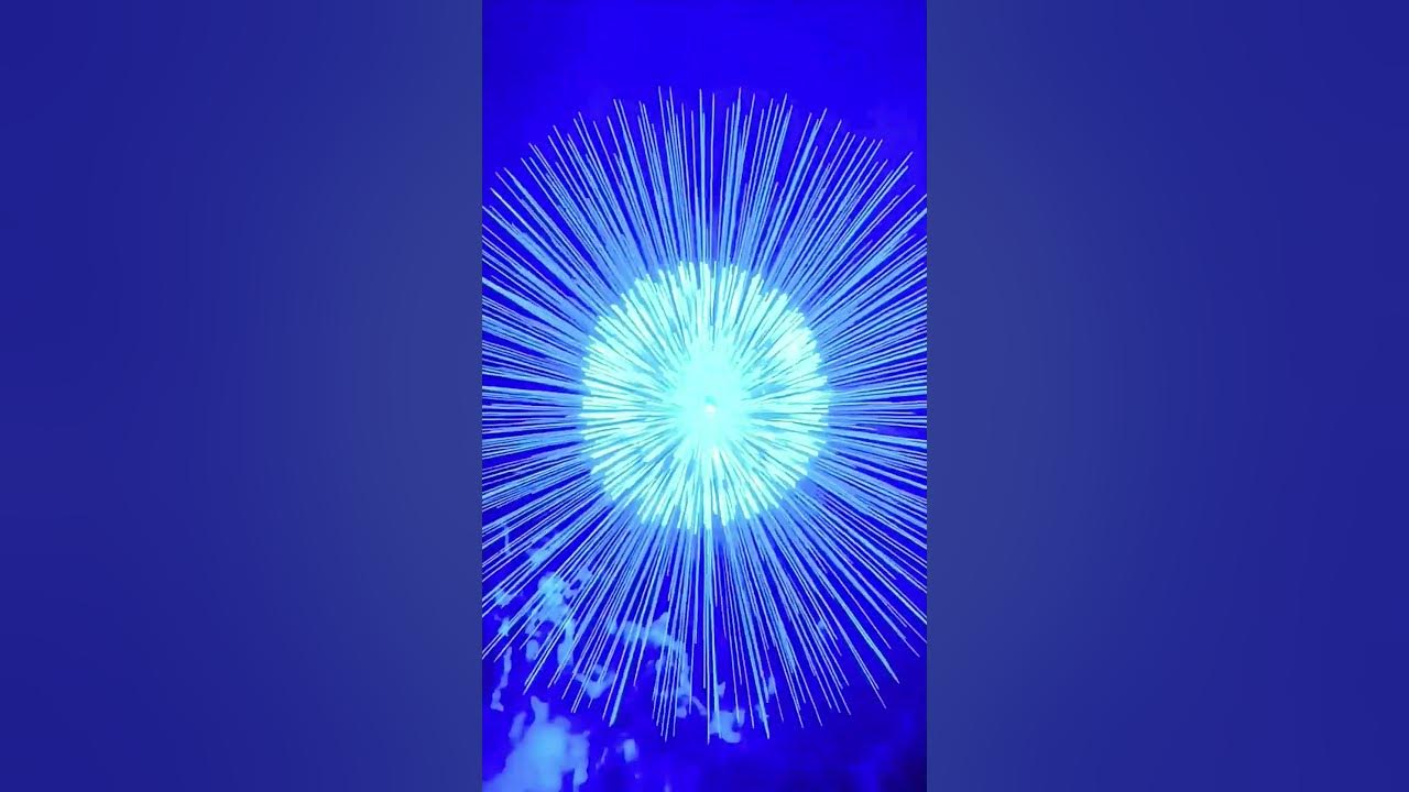Is this blue firework beautiful? As long as you like it, that's all that matters