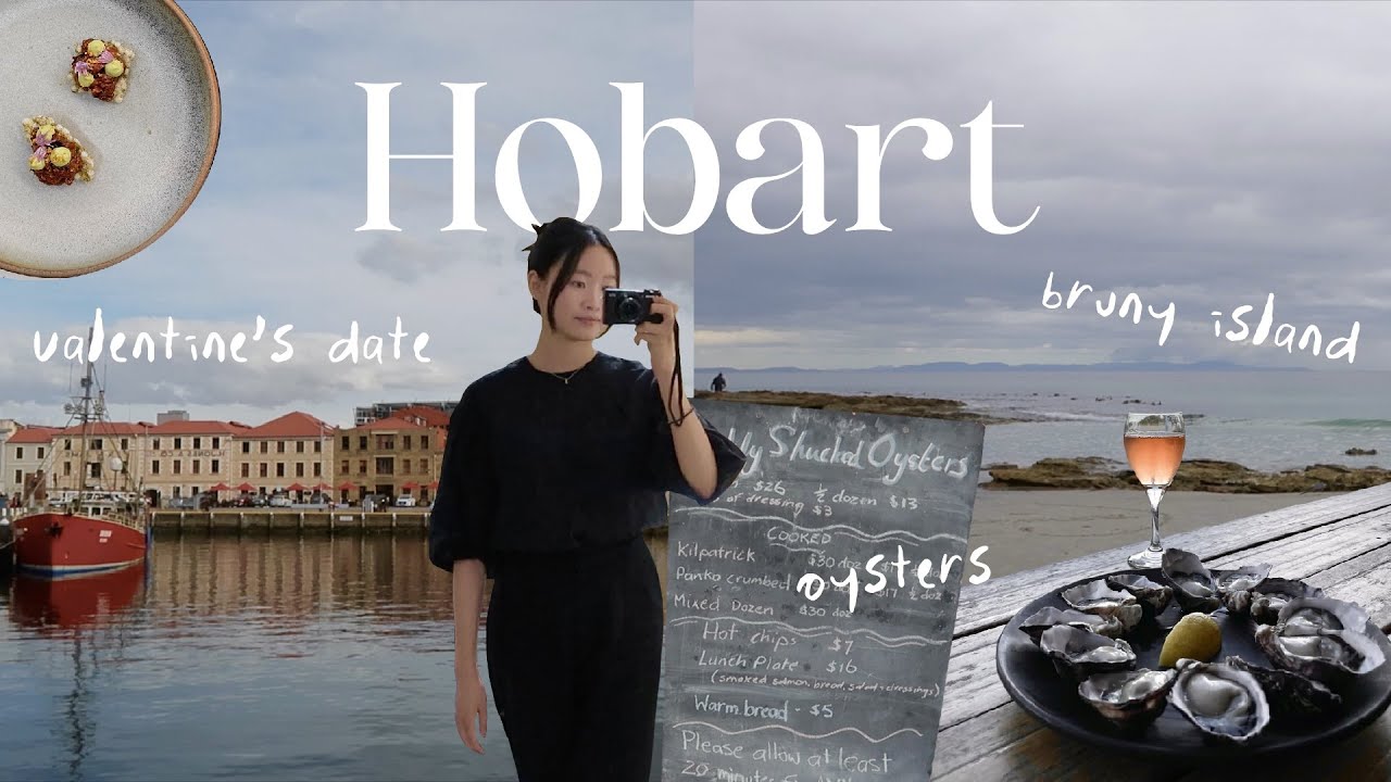 Hobart Vlog THE best oysters 🦪, romantic harbour, skincare routine