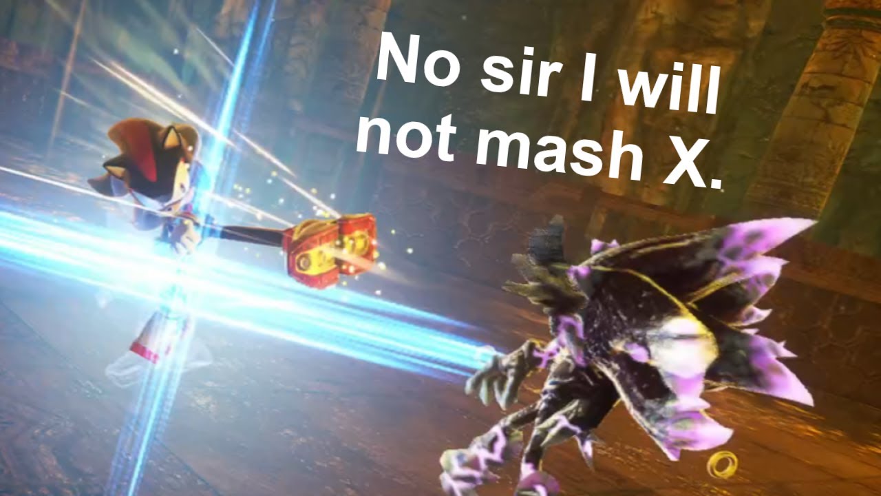 Mephiles Defeated Without Doom Blast (Not even the mashing attack)