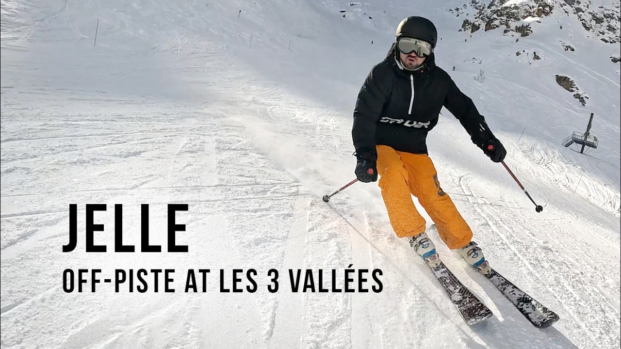 Jelle off-piste at Les 3 Vallées