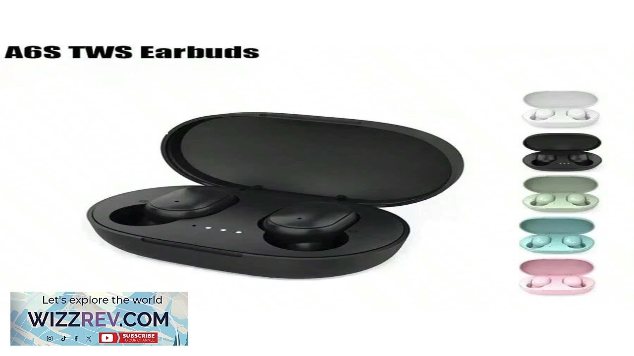 Wireless Earbuds Black Business Style In Ear Wireless Headphones With Charging Case No