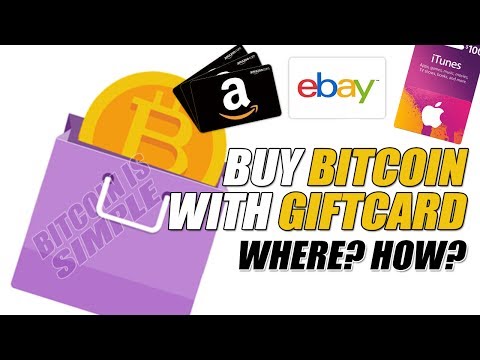 BUY BITCOIN WITH GIFT CARD !! Amazon, Ebay, Itunes, etc