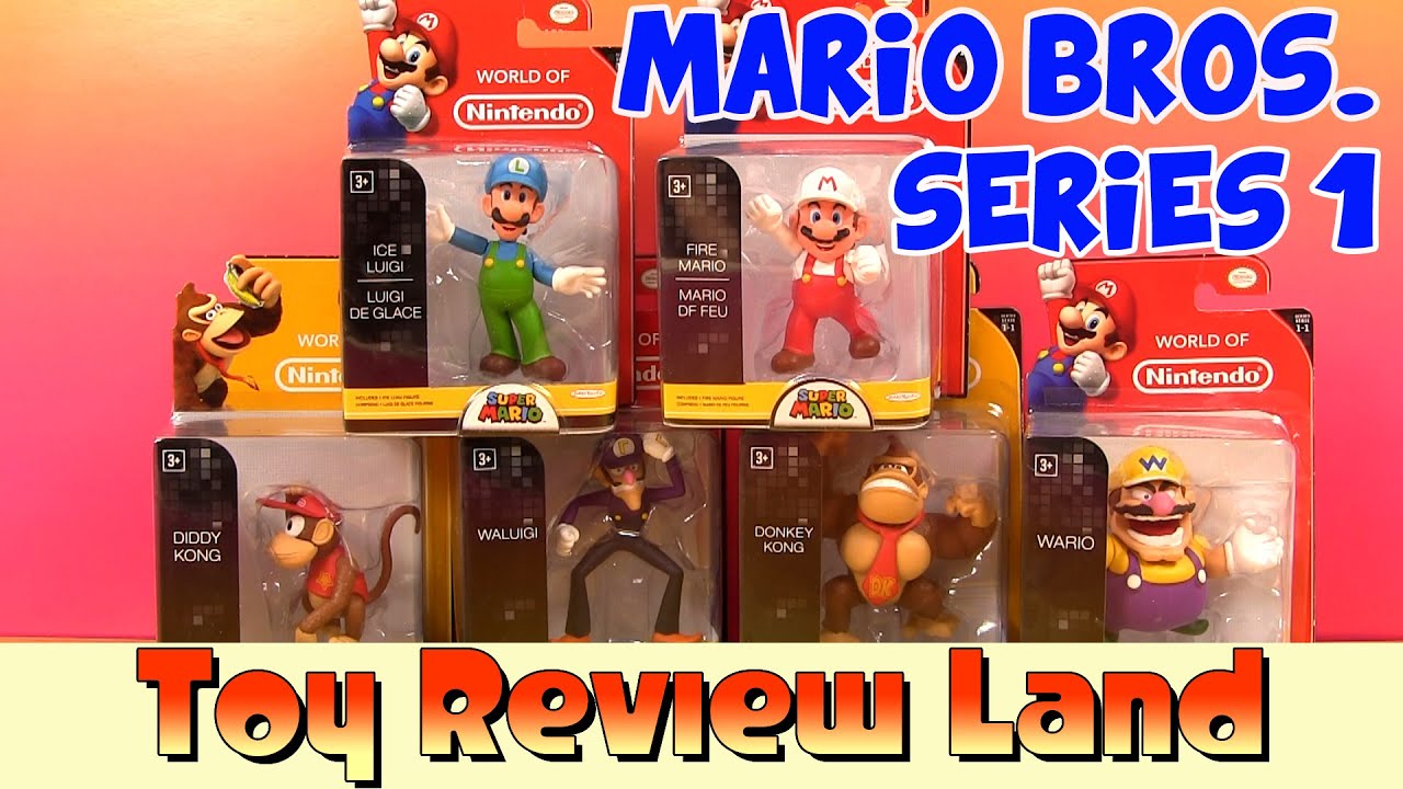 World of Nintendo Series 1 Figures with Mario, Luigi, Donkey Kong, and More!