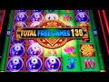 136 free spins bonus on the China Shores Great Stacks by Konami.