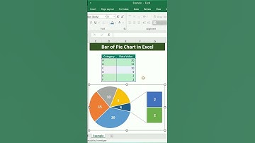Create AMAZING Pie Charts in Excel with a Bar!