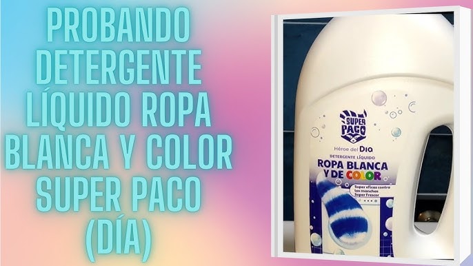 Detergente máquina polvo blanca y color Super Paco caja 35 lavados -  Supermercados DIA
