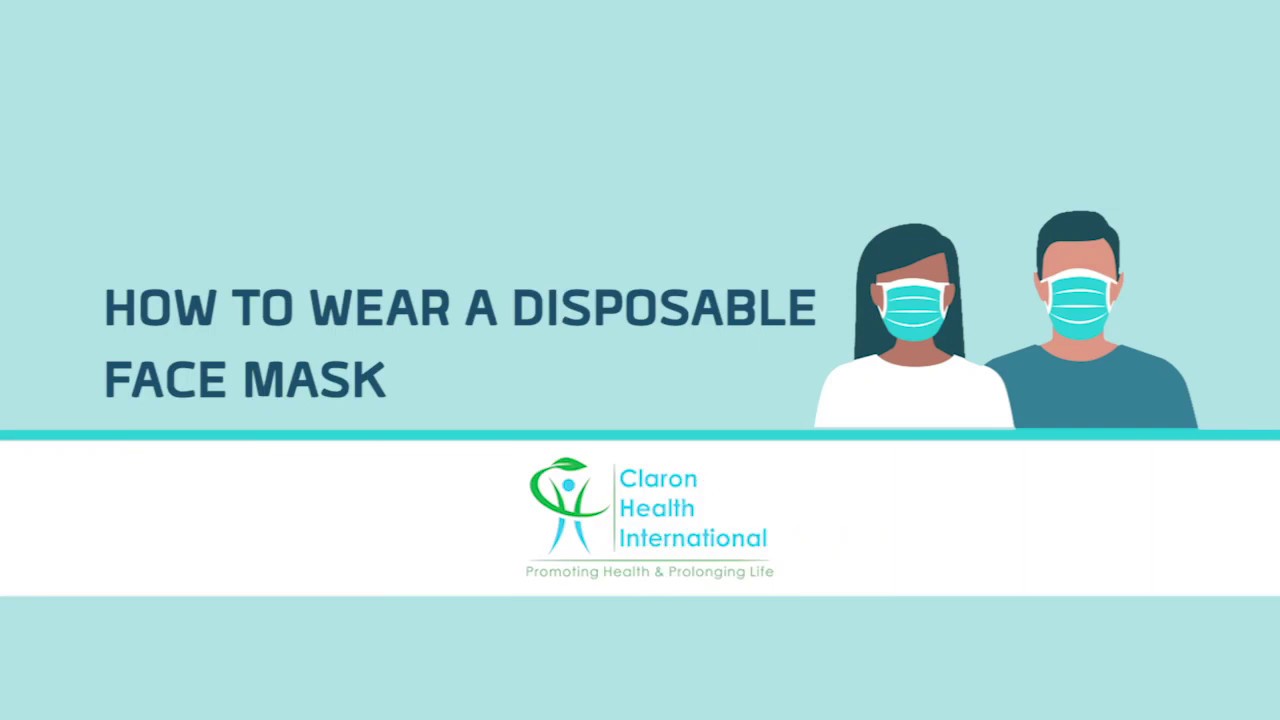 How to wear a Face Mask the Proper way - YouTube