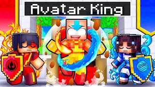 Playing as AVATAR KING in Minecraft!
