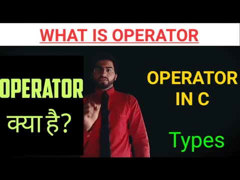 Operator in C programming / types of operator in C / what is operator ...