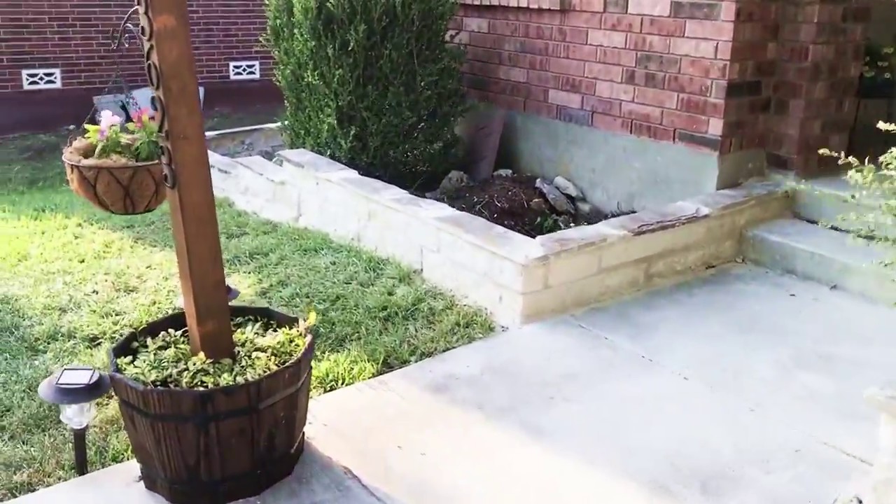 Raised Flower Bed YouTube