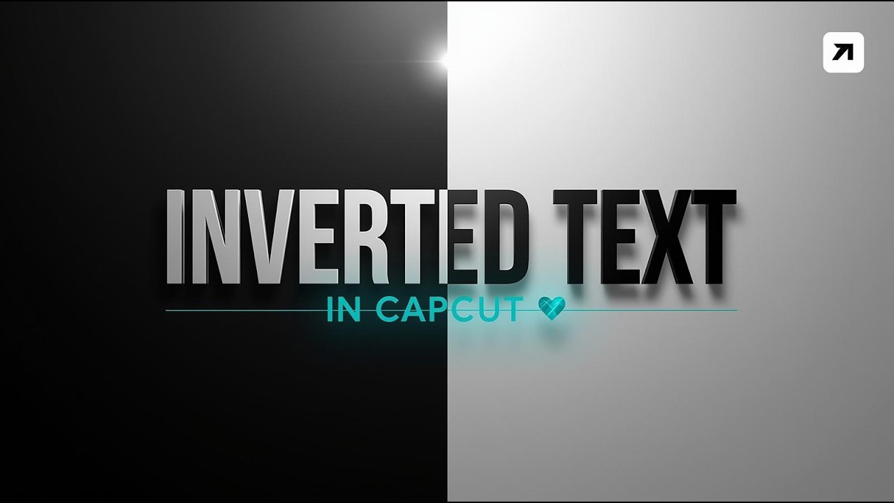 Invert Letters Effect Create Eye-Catching Inverted Text in CapCut | Perfect for Creative ...
