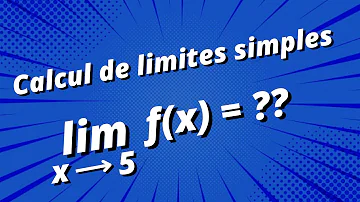 Comment on calcule la limite ?