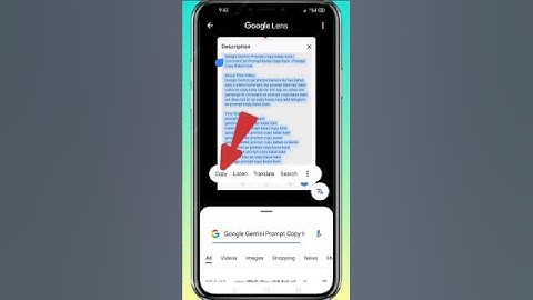 Prompt Copy Kaise Kare/Google Gemini copy paste/Gemini copy/Google Gemini prompt copy paste #shorts