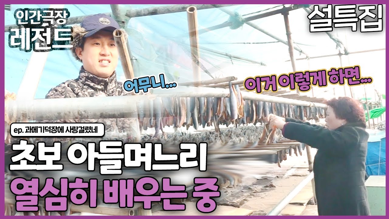 [인간극장 레전드 `23 설특집 #2] 초보부부 열심히 배우는 중 | 과메기 덕장에 사랑 걸렸네 [KBS 190204-190208방송]