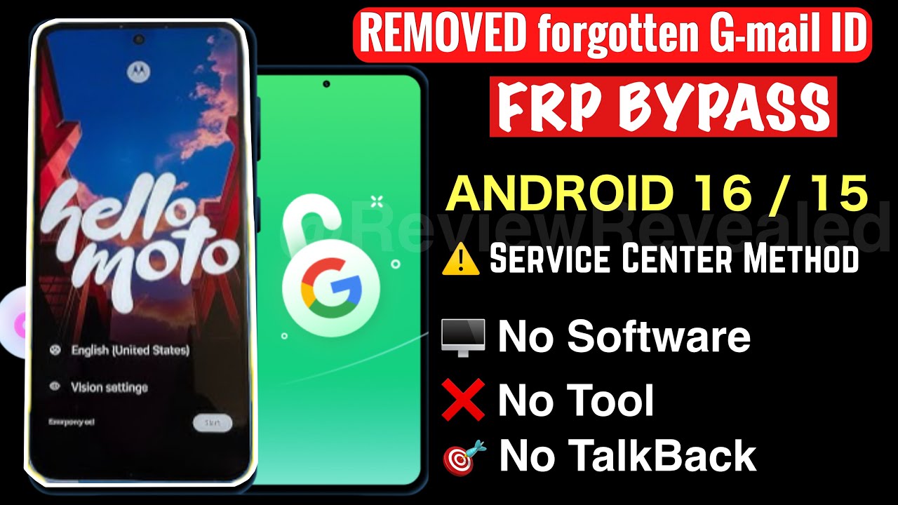 Новый способ обхода FRP на Motorola 2026 | Обход блокировки Google на любом Moto | Android 15/16 ...