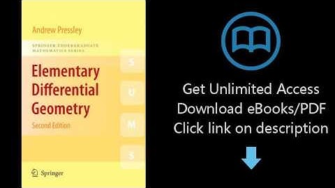 Download Elementary Differential Geometry (Springer Undergraduate Mathematics Series) PDF