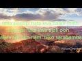 Otile Brown Hafanani Lyrics Video