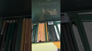 Faber Castell Pitt Monochrome set || طقم فيبر كاستل بت مونكروم 33 قطعه