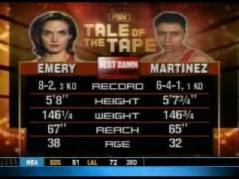 Emery-Martinez IFBA World Championship Fight