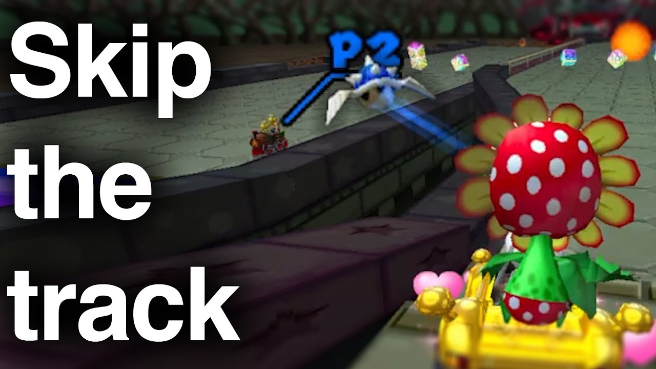 Shorter Item Paths on Bowser's Castle - MKDD