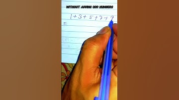 Short trick of Without adding odd numbers