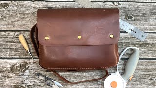 Hand Crafting an Old Western Style Saddlebag Satchel - In The Studio With Revolution Artworks