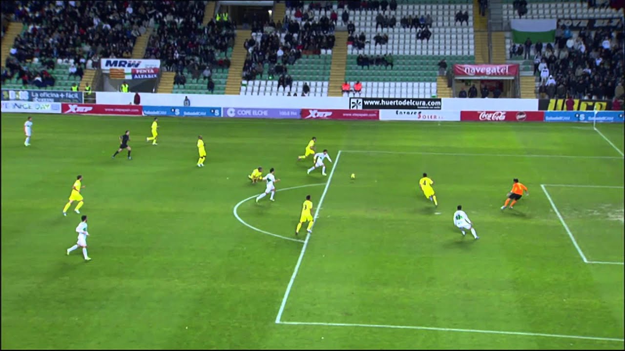 La Liga | Gol de Coro (1-0) en el Elche CF - Villarreal CF | 02-12-2012 | J16