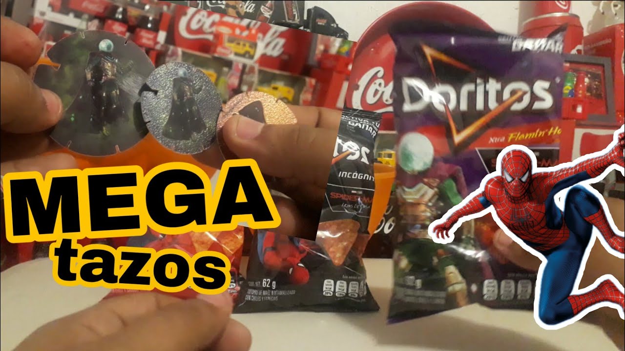 Vuela Tazos spider man lejos de casa doritos - YouTube